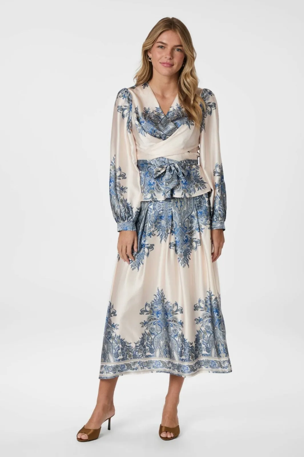 Neo Noir Lenni Paisley Border Skirt 166205 348