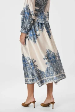 Neo Noir Lenni Paisley Border Skirt 166205 348