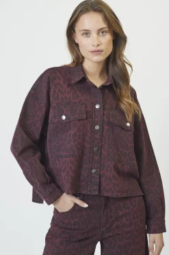 Hot Co´Couture Leocc Denim Crop Shirt 35931 87