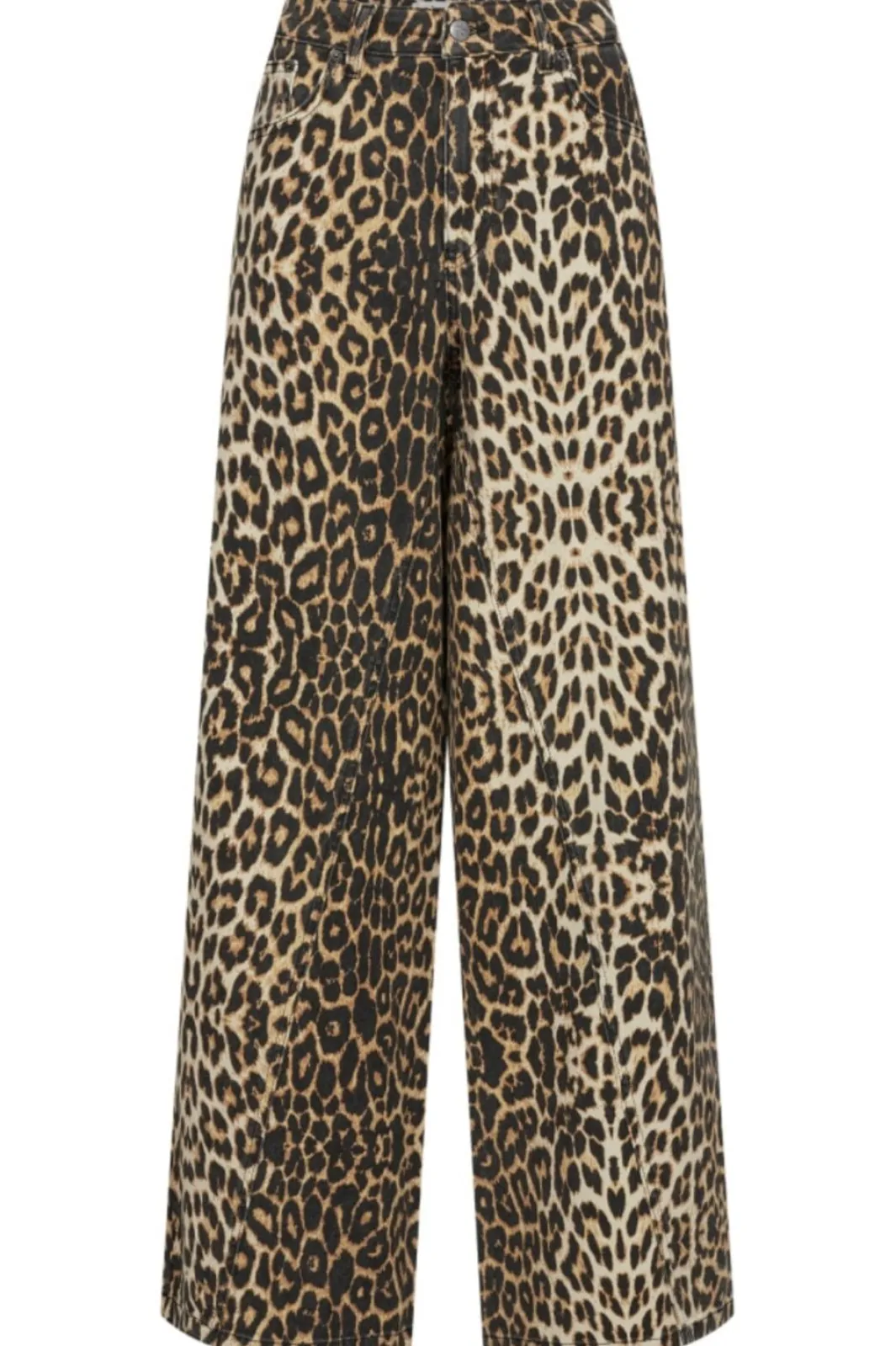 Best Co´Couture Leocc Denim Panel Pant 31229 16 Khaki