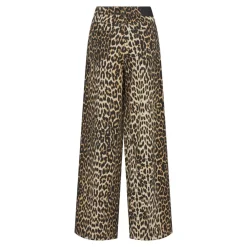 Best Co´Couture Leocc Denim Panel Pant 31229 16 Khaki