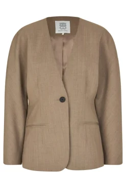 Outlet Second Female Levelup Blazer 59845 6144 Mid Brown Melange