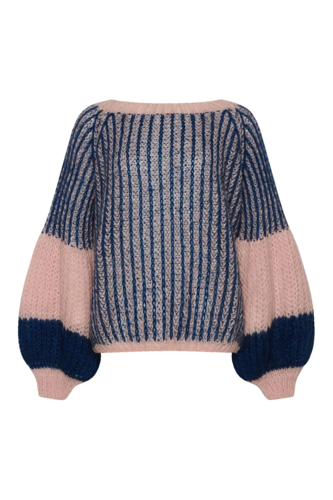 Hot Noella Liana Knit Sweater Rose/Navy