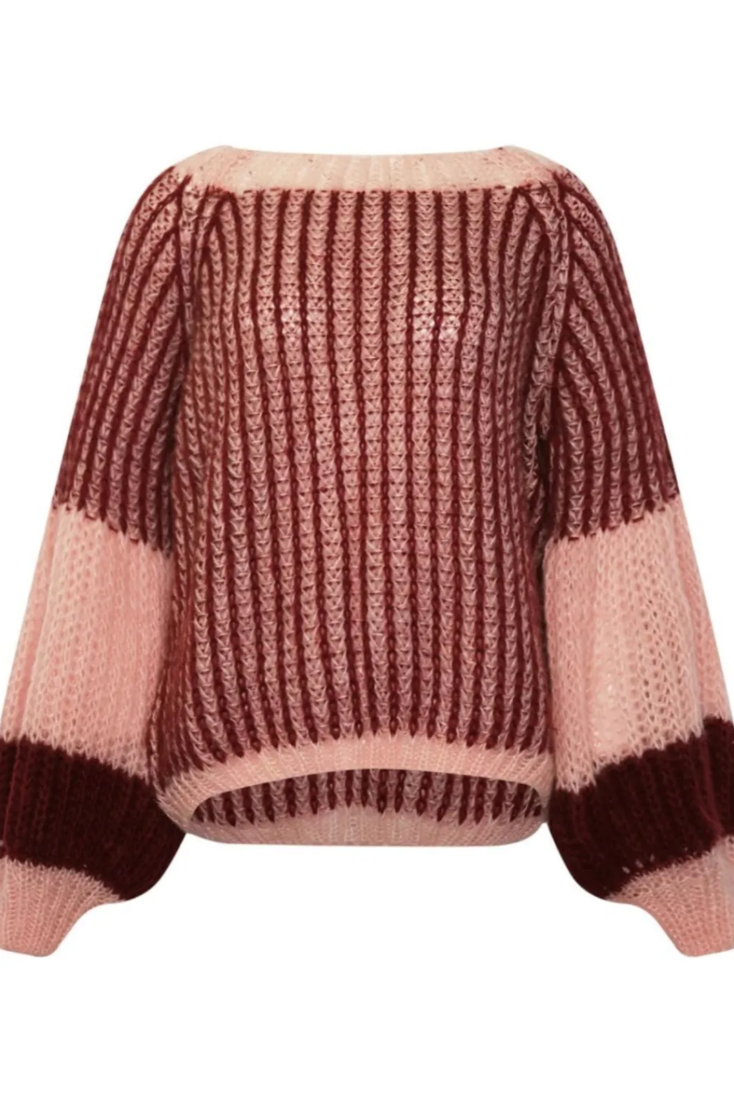 Outlet Noella Liana Knit Sweater 1287 Rust Blush Combo