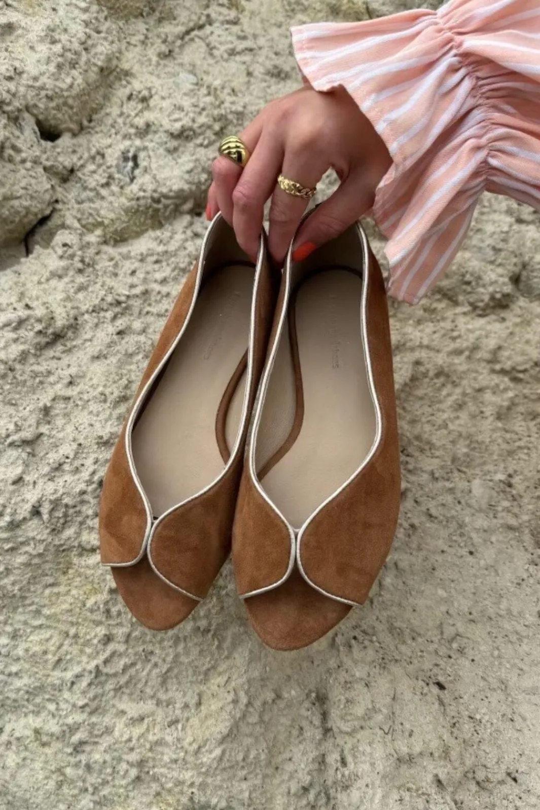 New Copenhagen Shoes Like A Melody Suede 0241 Cognac