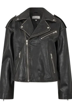 Outlet Lollys Laundry Lilll Leather Jacket 99 Black