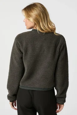 Online Neo Noir Limo Fluffy Knit Cardigan 161963 132