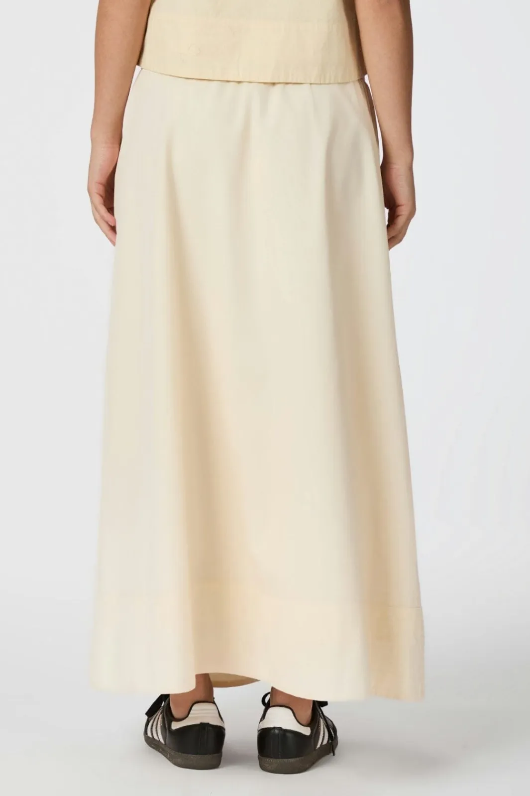 New Neo Noir Link C Poplin Skirt Light Yellow