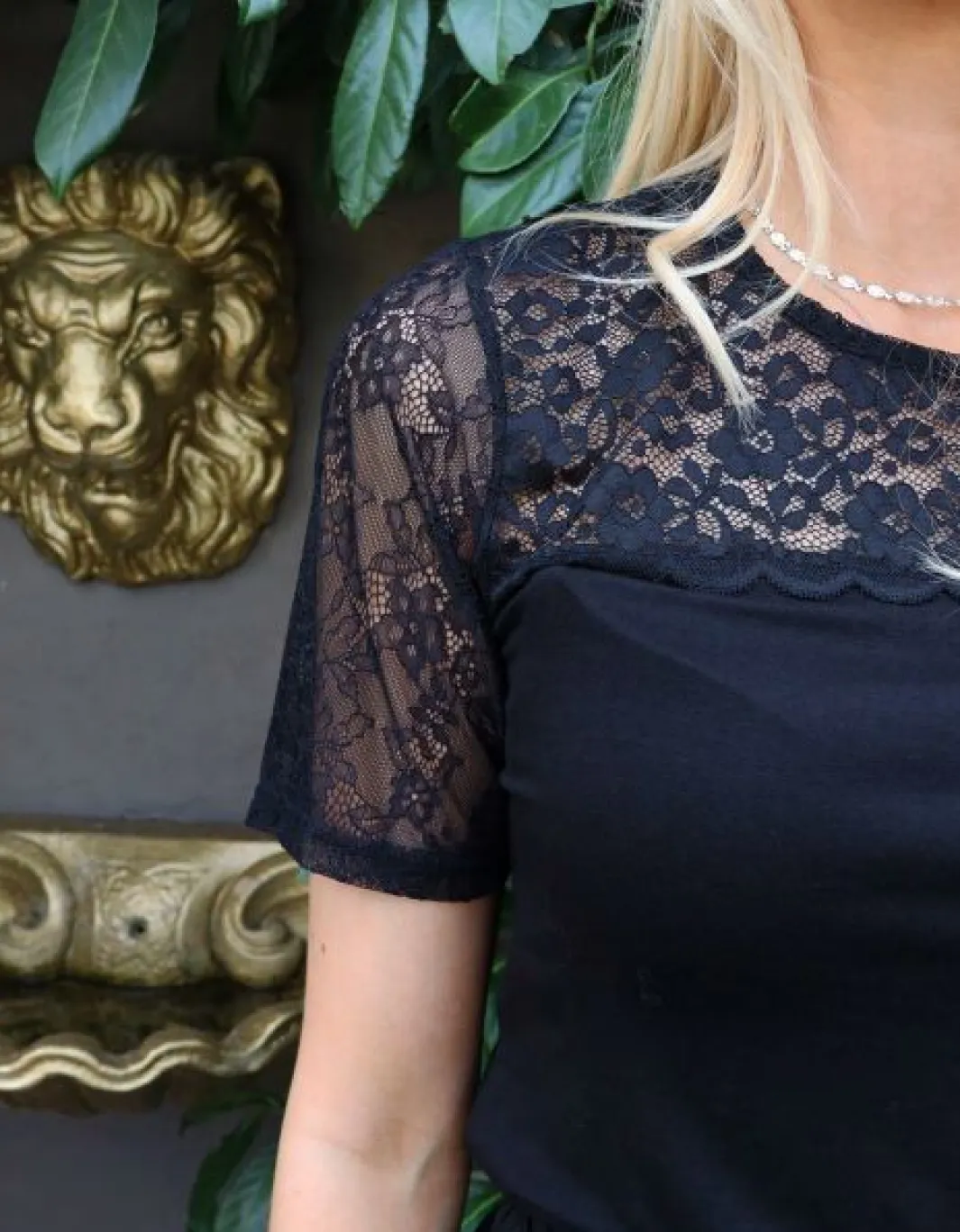 Best Liberte Lisa Ss Lace Blouse 2 22276 Black