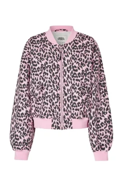 Sale Lollys Laundry Liwll Bomber Jacket Ls Os25579-7001 72 Leopard Print
