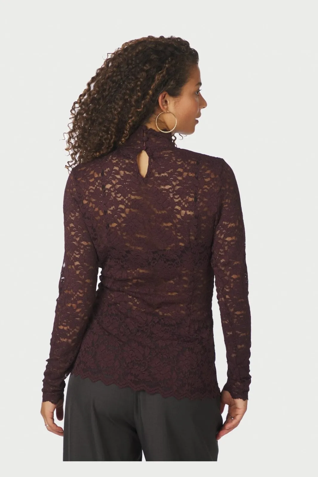 Discount Neo Noir Liza Laceflower Blouse 161473 174
