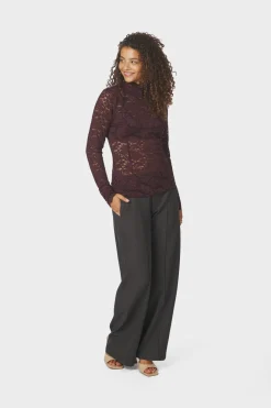 Discount Neo Noir Liza Laceflower Blouse 161473 174