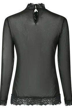 Hot Neo Noir Liza Mesh Lace Blouse 164281 Black