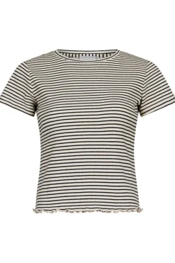New Neo Noir Lonnie Stripe Tee Sand