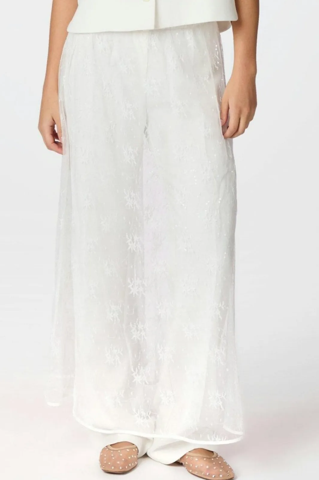 Neo Noir Loreta Lace Sequins Skirt 164611 120
