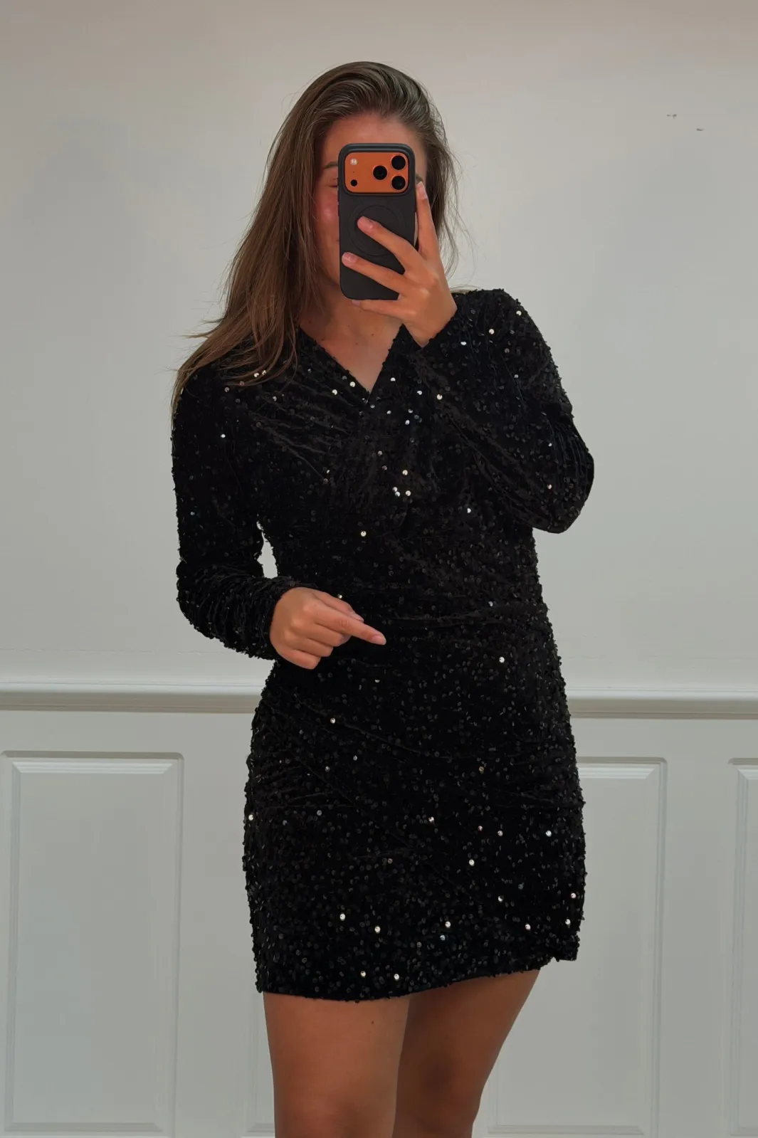 Online A-bee Lorraine dress Black