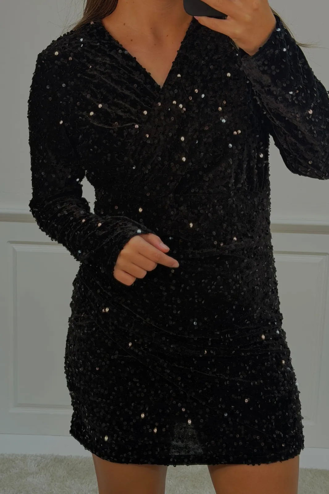 Online A-bee Lorraine dress Black