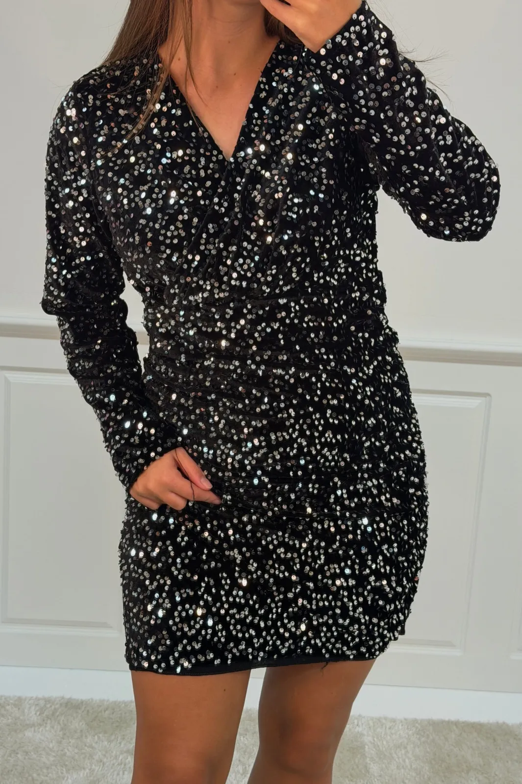 A-bee Lorraine dress Silver