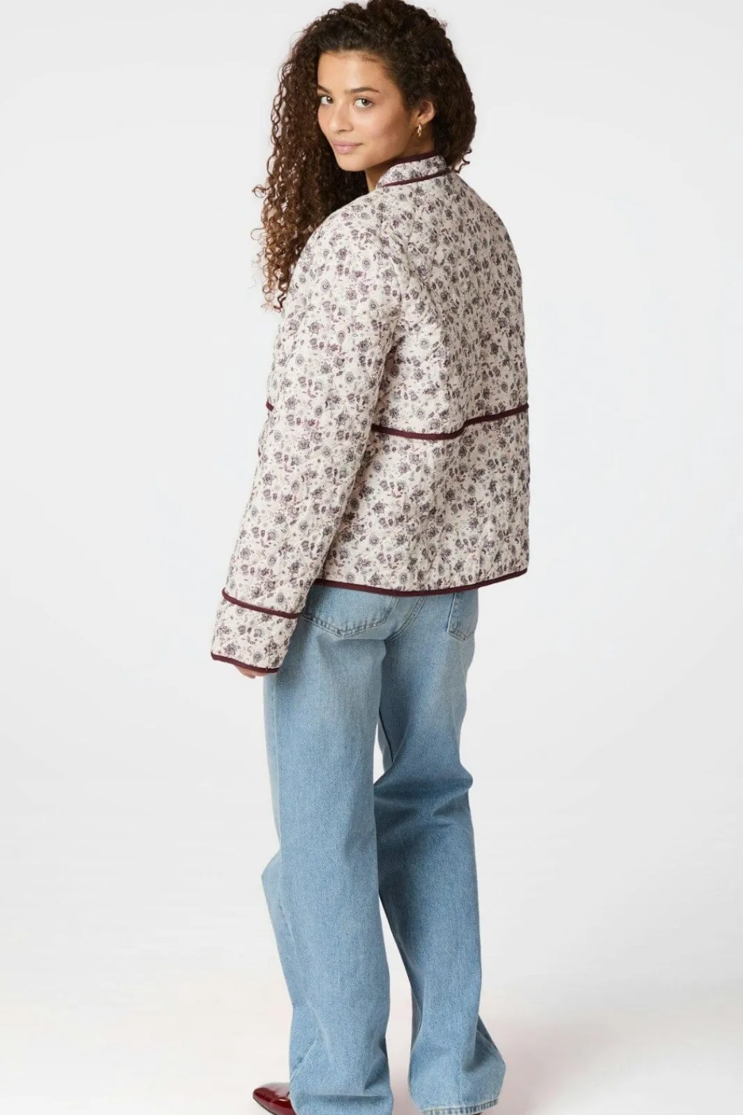 Clearance Neo Noir Lottie Blush Quilt Jacket 164740 779