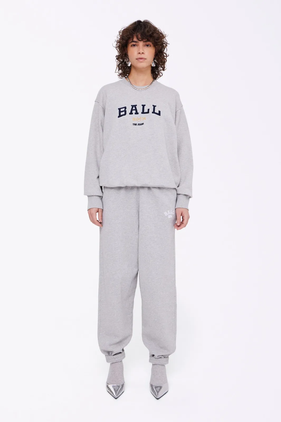 Sale Ball Ltaylor Sweatshirt 204054 Medium Grey Melange