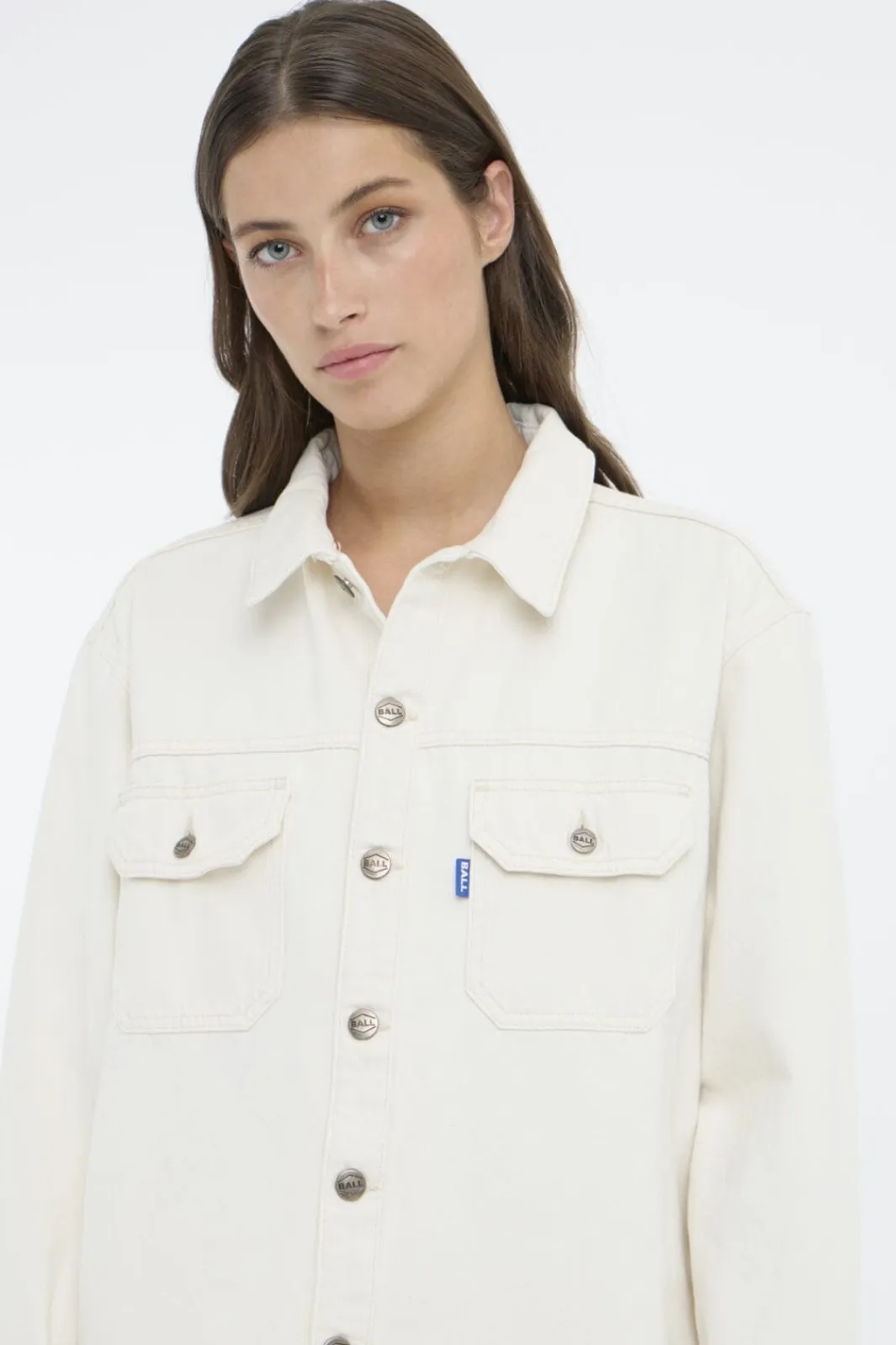 New Ball Lucia Oz Denim Shirt 50405161 130905 Birch