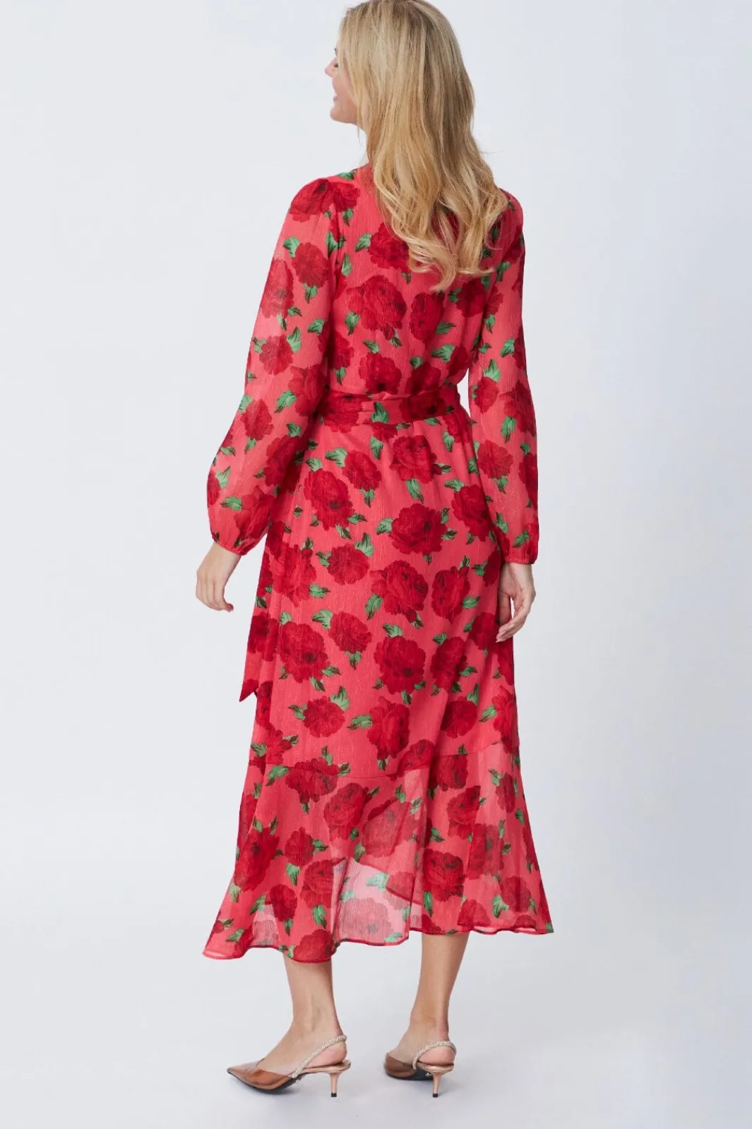 Sale Cras Luella Dress 8019 Coral Roses