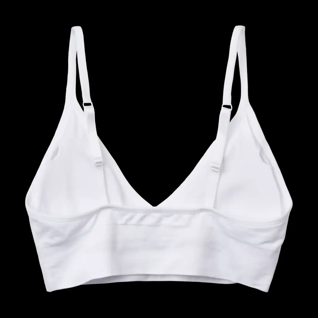 Hot Molly&My Wardrobe Luise Bra Top Narrow Strap W. Padding White