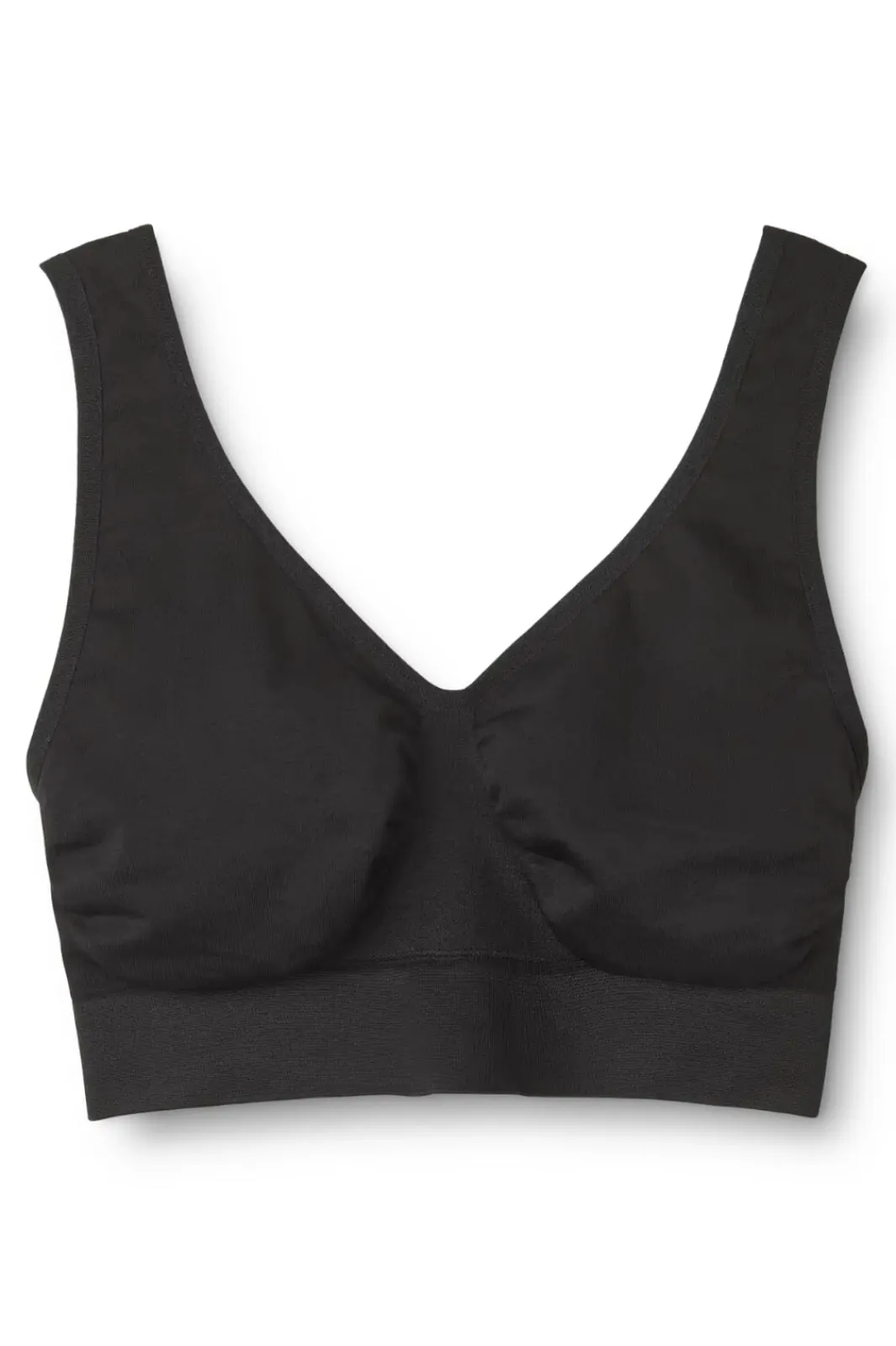 New Molly&My Wardrobe Luise Bra Top, Wide Straps 1010 Black