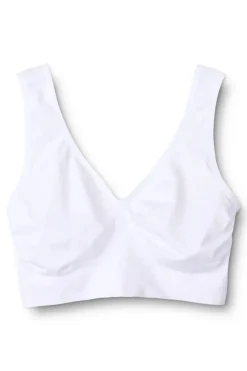 Sale Molly&My Wardrobe Luise Bra Top, Wide Straps 1010 White