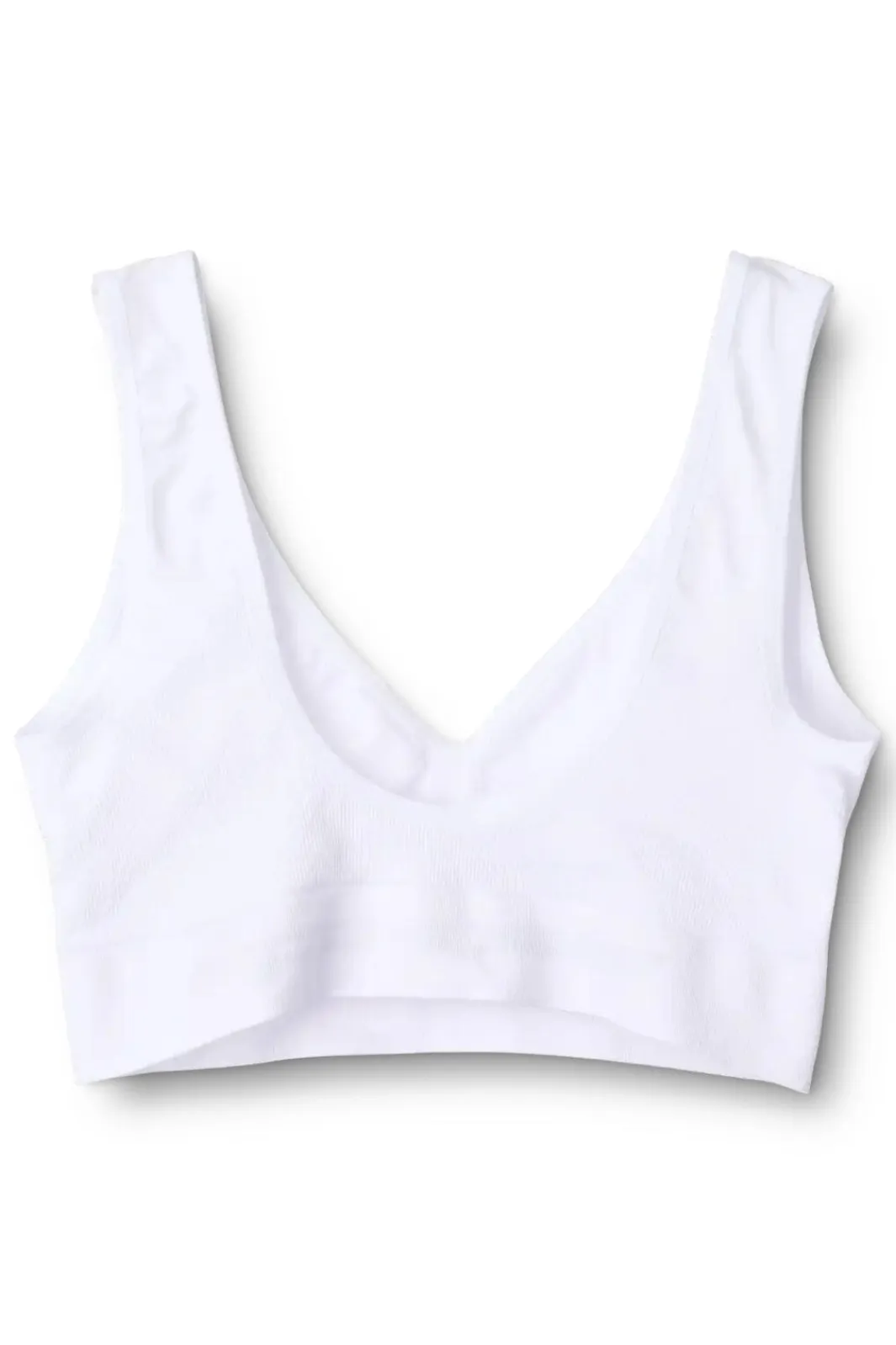 Sale Molly&My Wardrobe Luise Bra Top, Wide Straps 1010 White