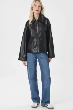 Online Neo Noir Lunara Collar Stitch Jacket 165668 100