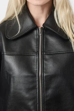 Online Neo Noir Lunara Collar Stitch Jacket 165668 100