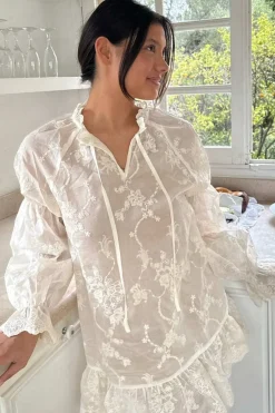 Best BYIC Magdaic Dress A23845 White Embroidery