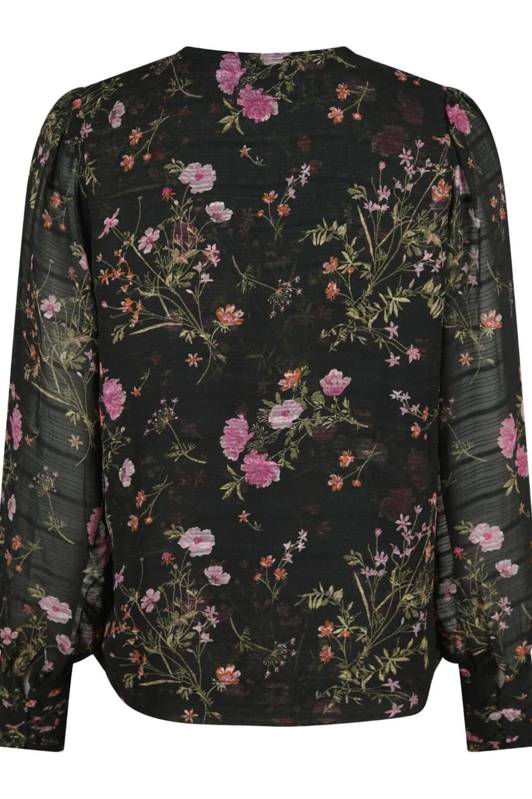 Outlet Neo Noir Mahra Flower Print Blouse Black