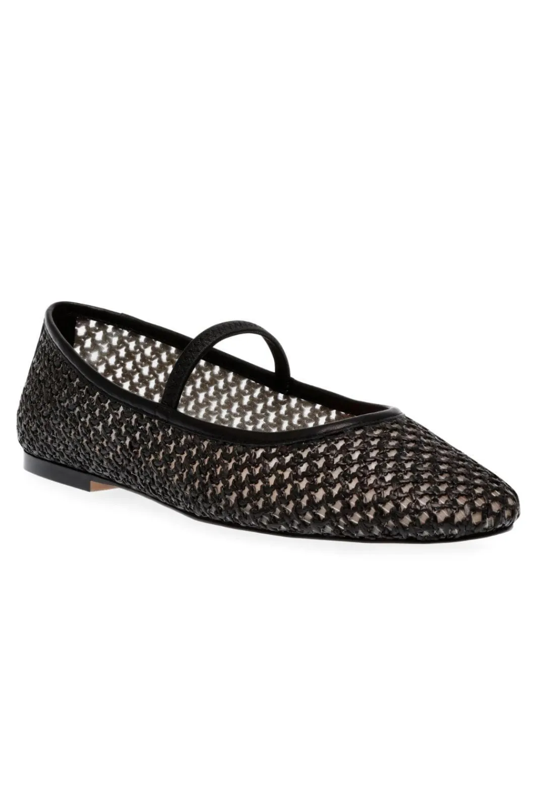 Online Steve Madden Majorca Ballerina SM11003686 00S Blk Raffia