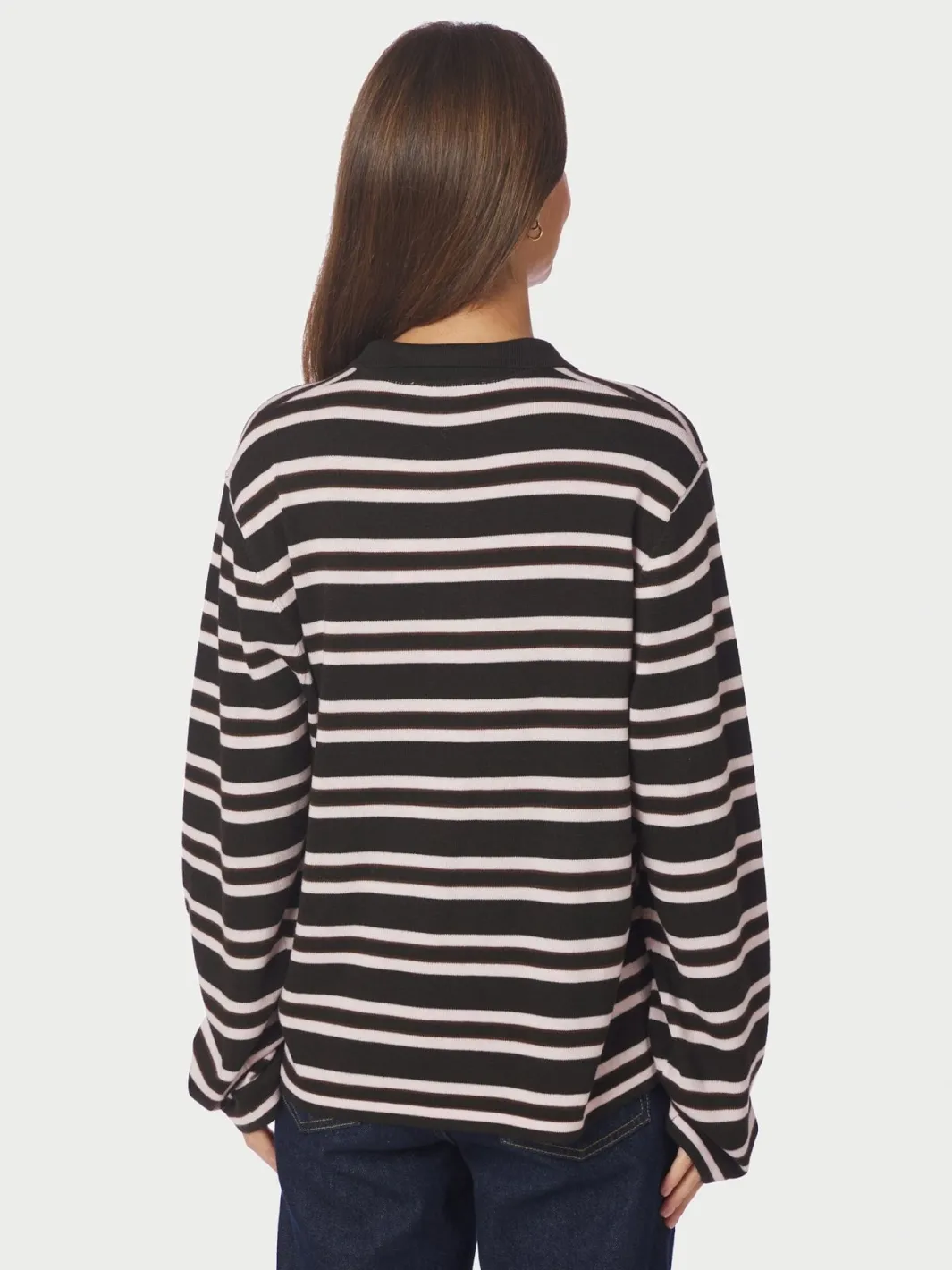 Online Neo Noir Mala Polo Knit Blouse 167213 676