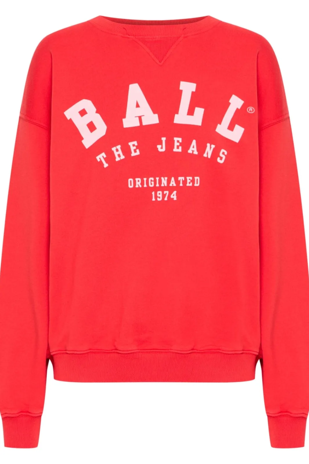 Clearance Ball Maldini Crew Neck Sweat 181663 Chinese Red
