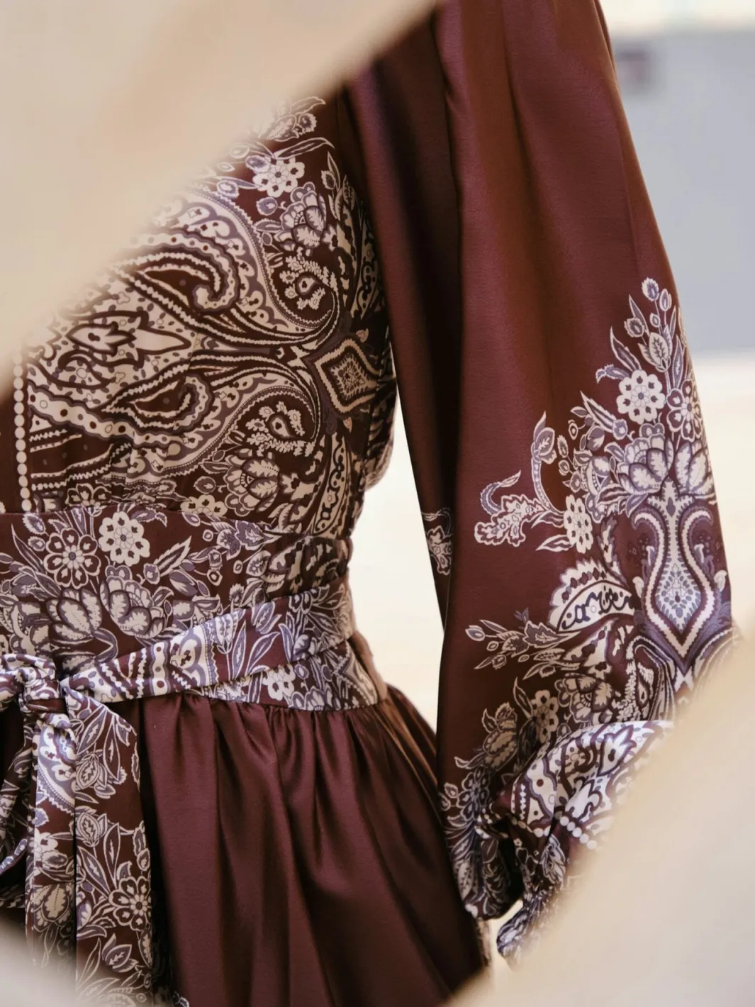 Discount Neo Noir Malfida Paisley Border Dress 166210 676