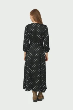 New Neo Noir Malinga Dot Dress 165909 100