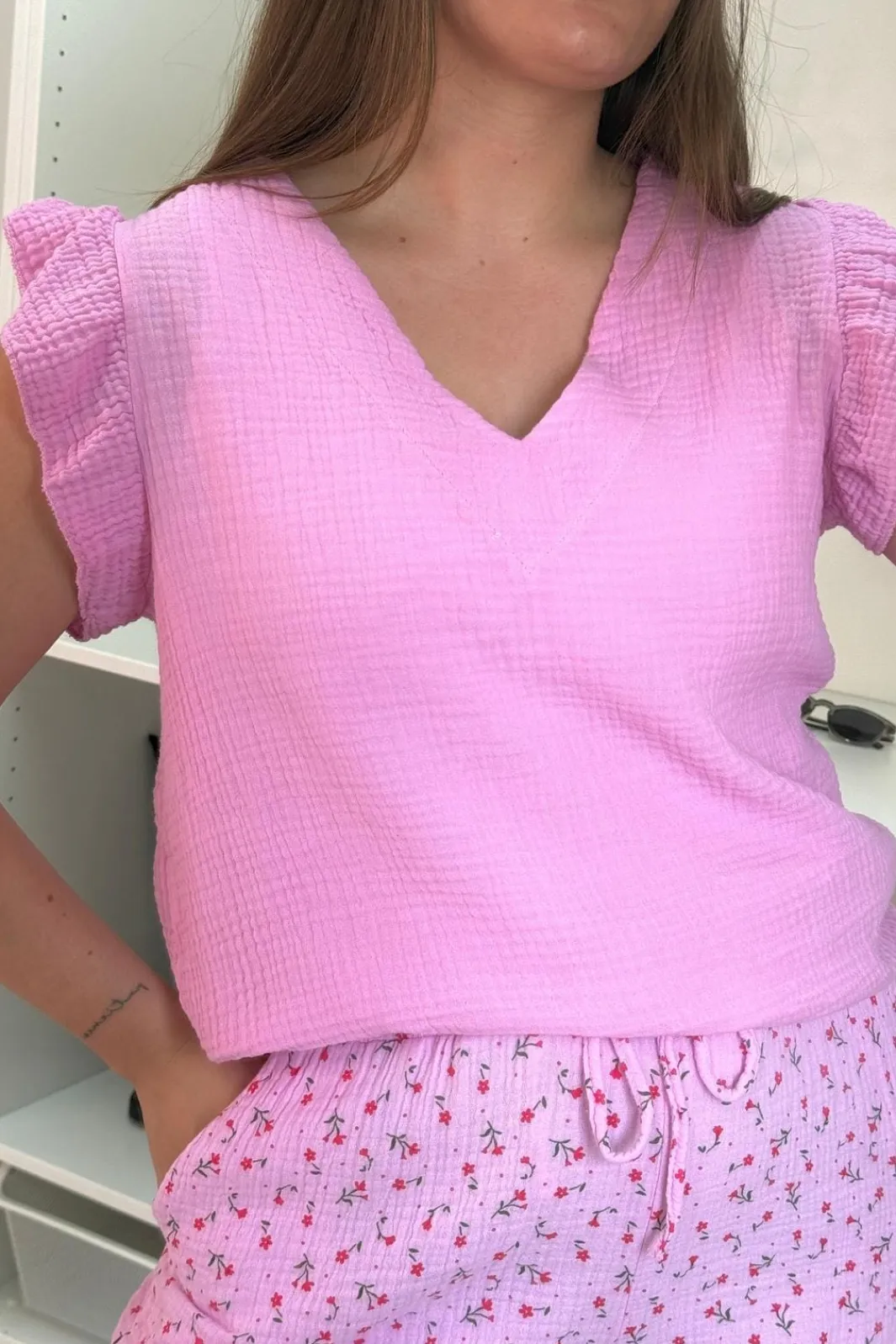 Hot A-bee Malou Top Pink