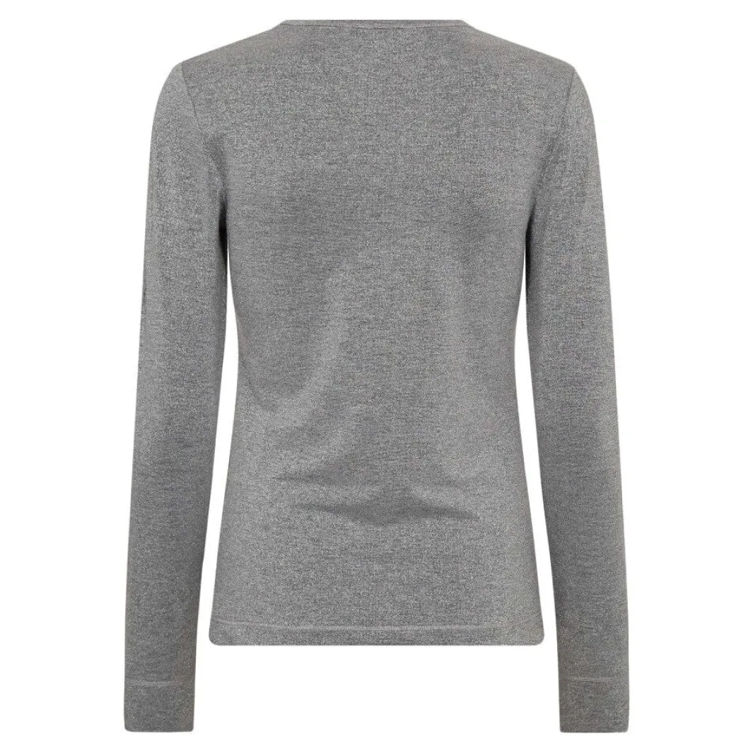 Best Co´Couture Mannycc Lurex Emb L/S Tee 33210 930