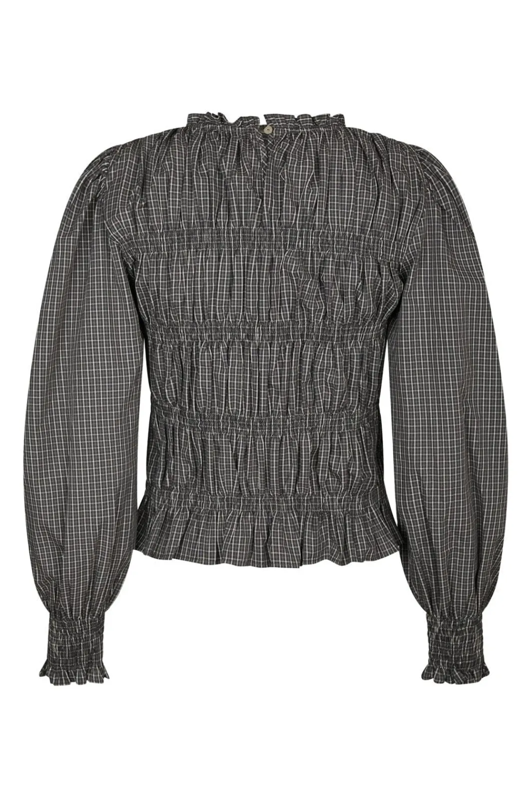 Discount Neo Noir Marcia Check Blouse 166893 132