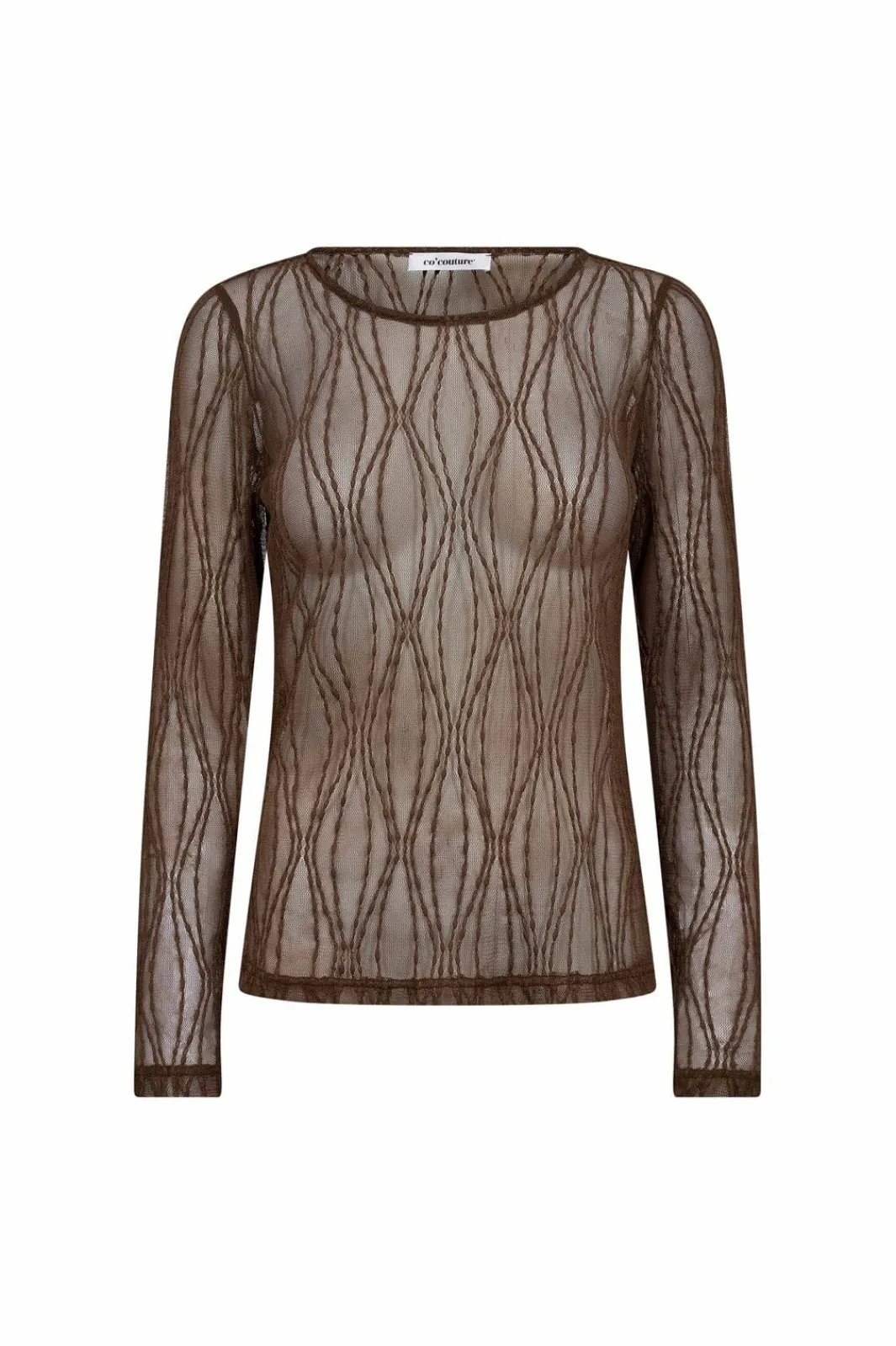 Online Co´Couture Marcycc Mesh O-Blouse 43043 83