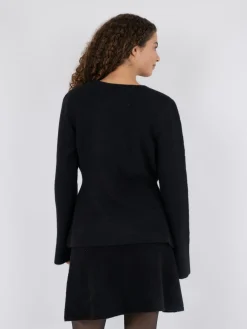 Neo Noir Marie Louise Knit Cardigan Black