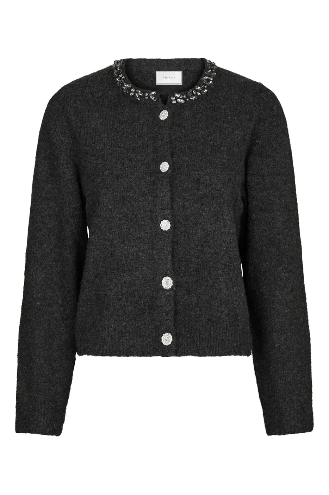 Outlet Neo Noir Marie Stone Knit Cardigan 163850 132