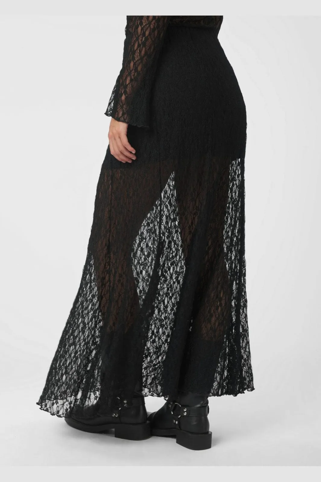 Sale Neo Noir Mariya Lace Skirt 165926 100