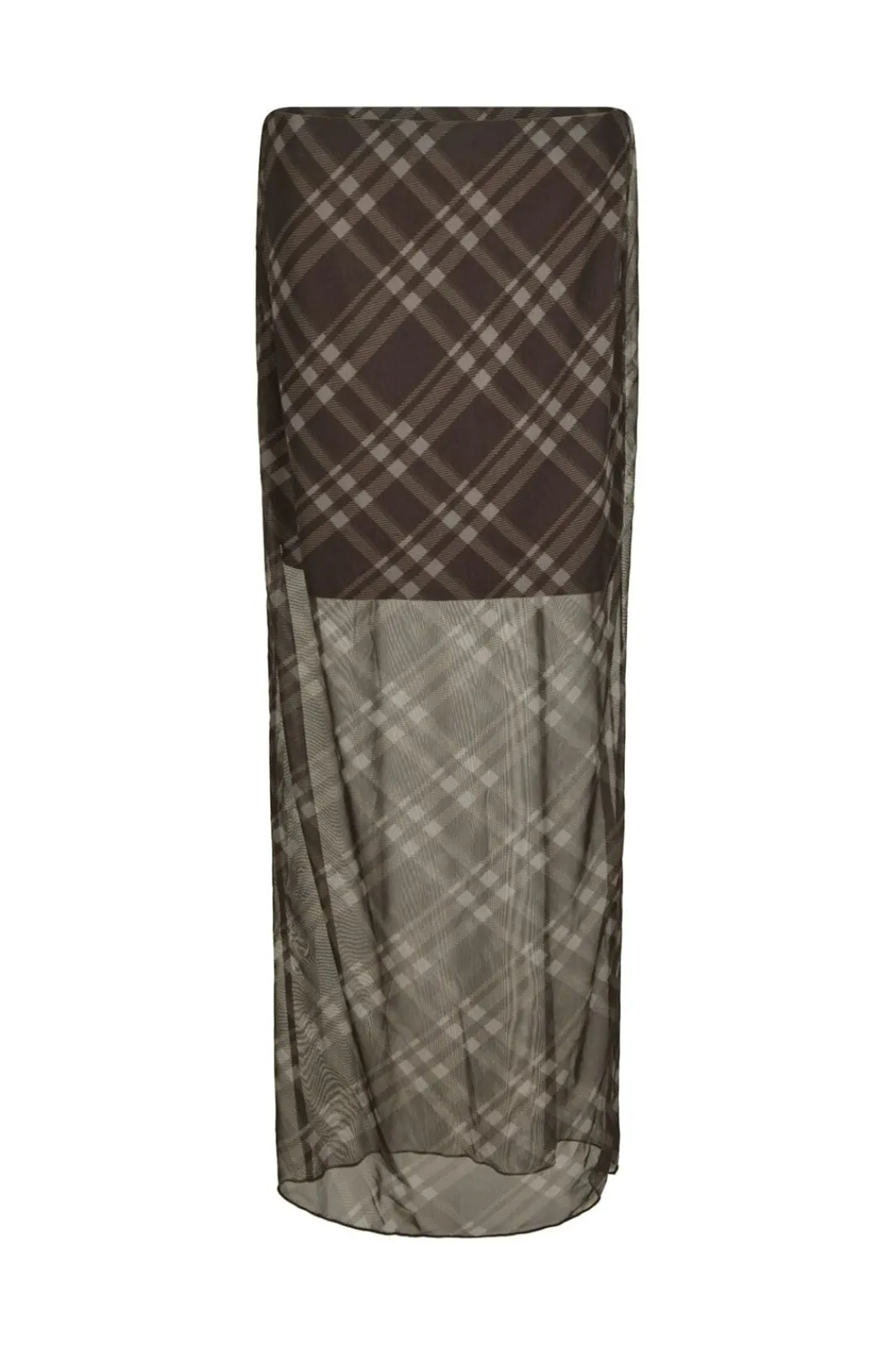 Online Neo Noir Marlise Check Mesh Skirt 167207 676