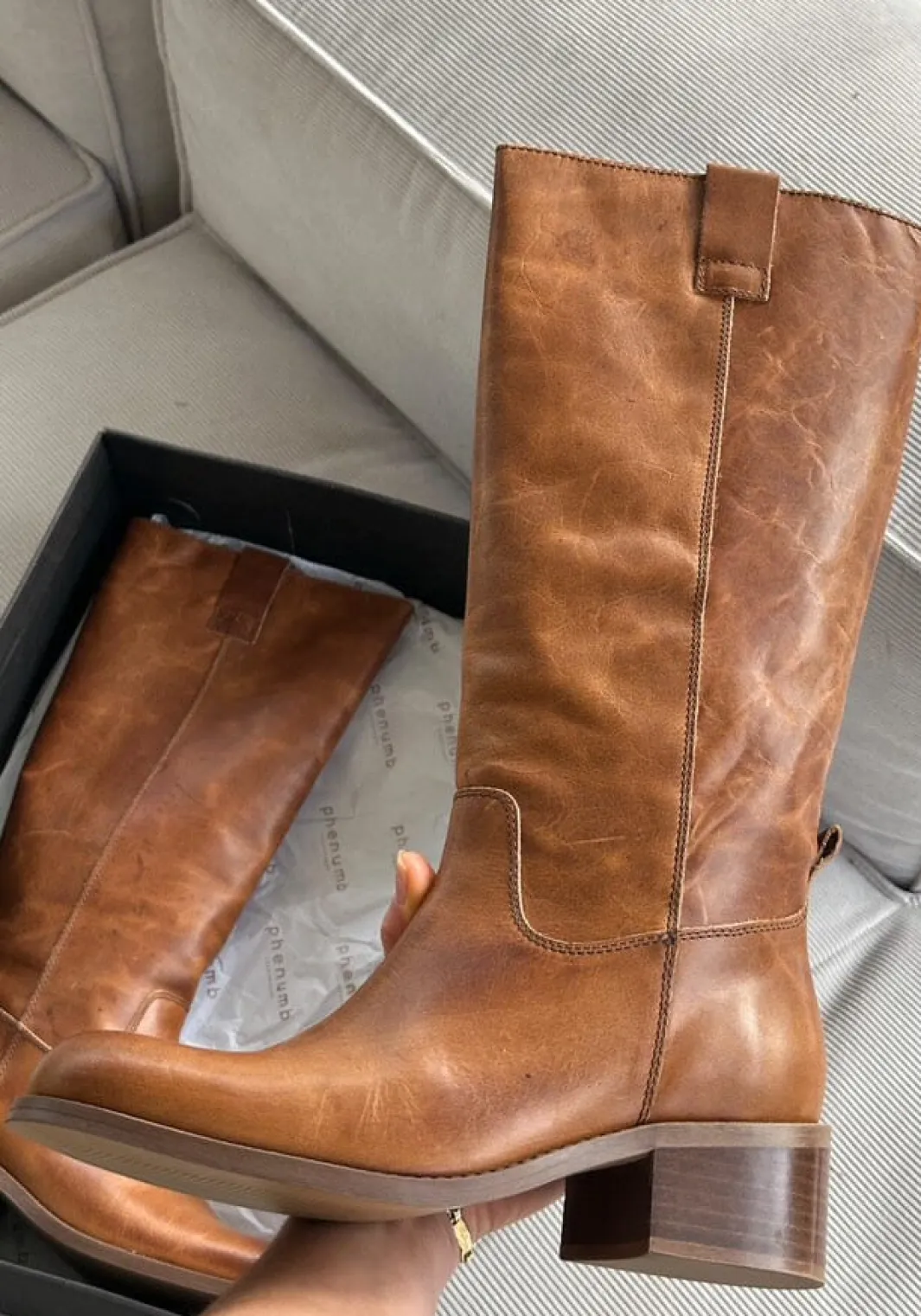 Clearance Phenumb Copenhagen Martina Long Cognac