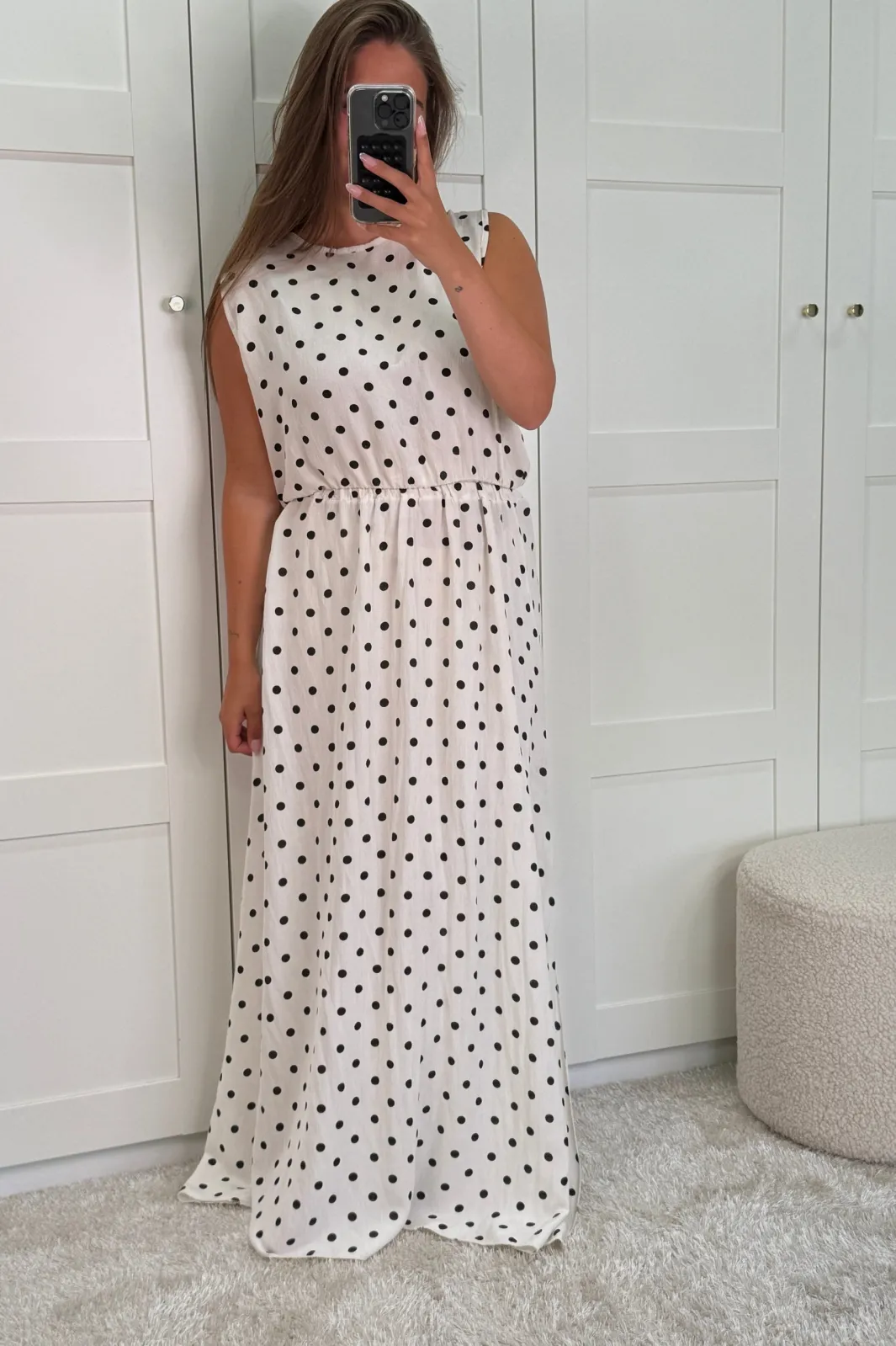 Sale A-bee Martina Skirt Black Dot