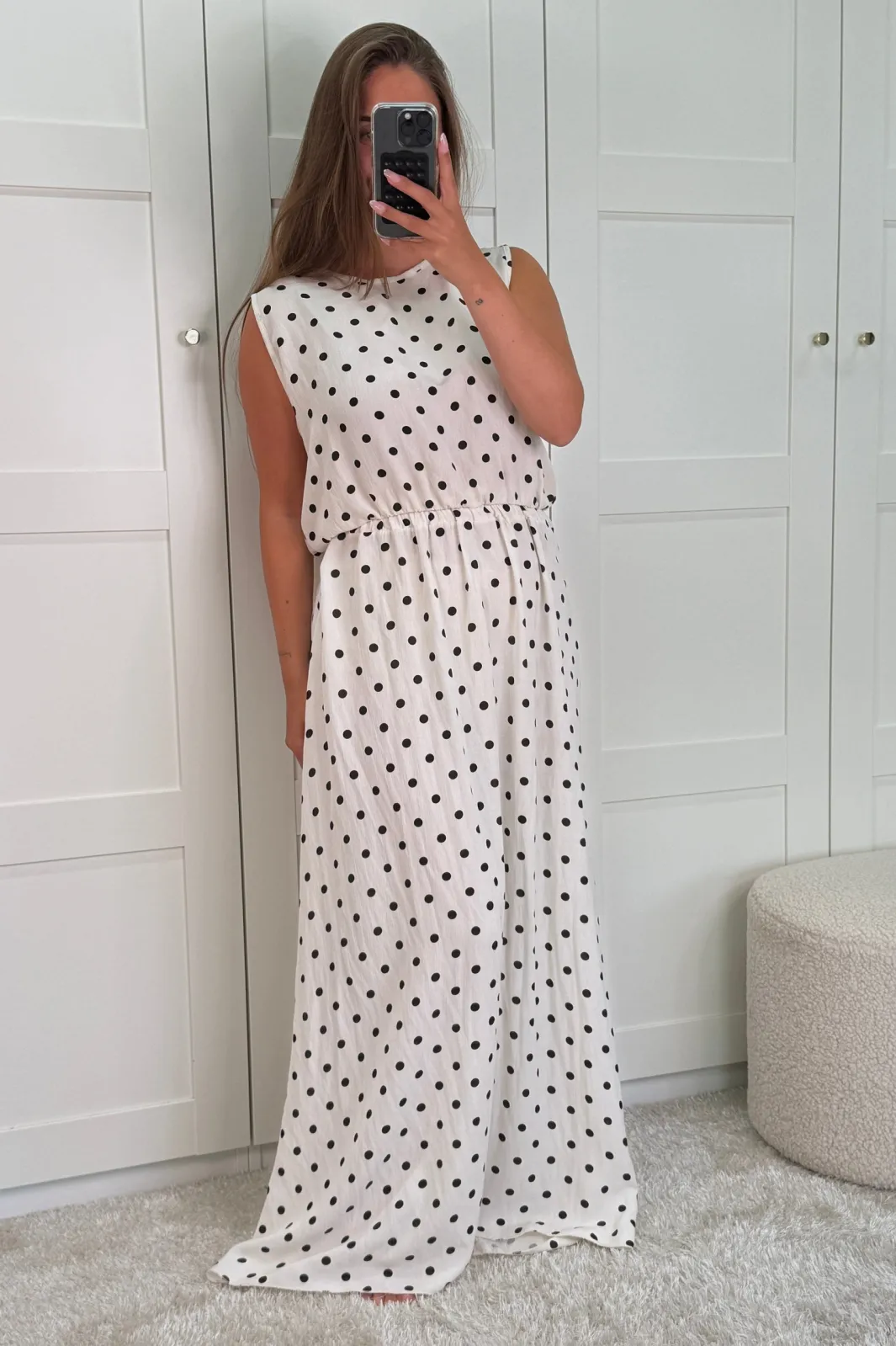 Online A-bee Martina Top Black Dot